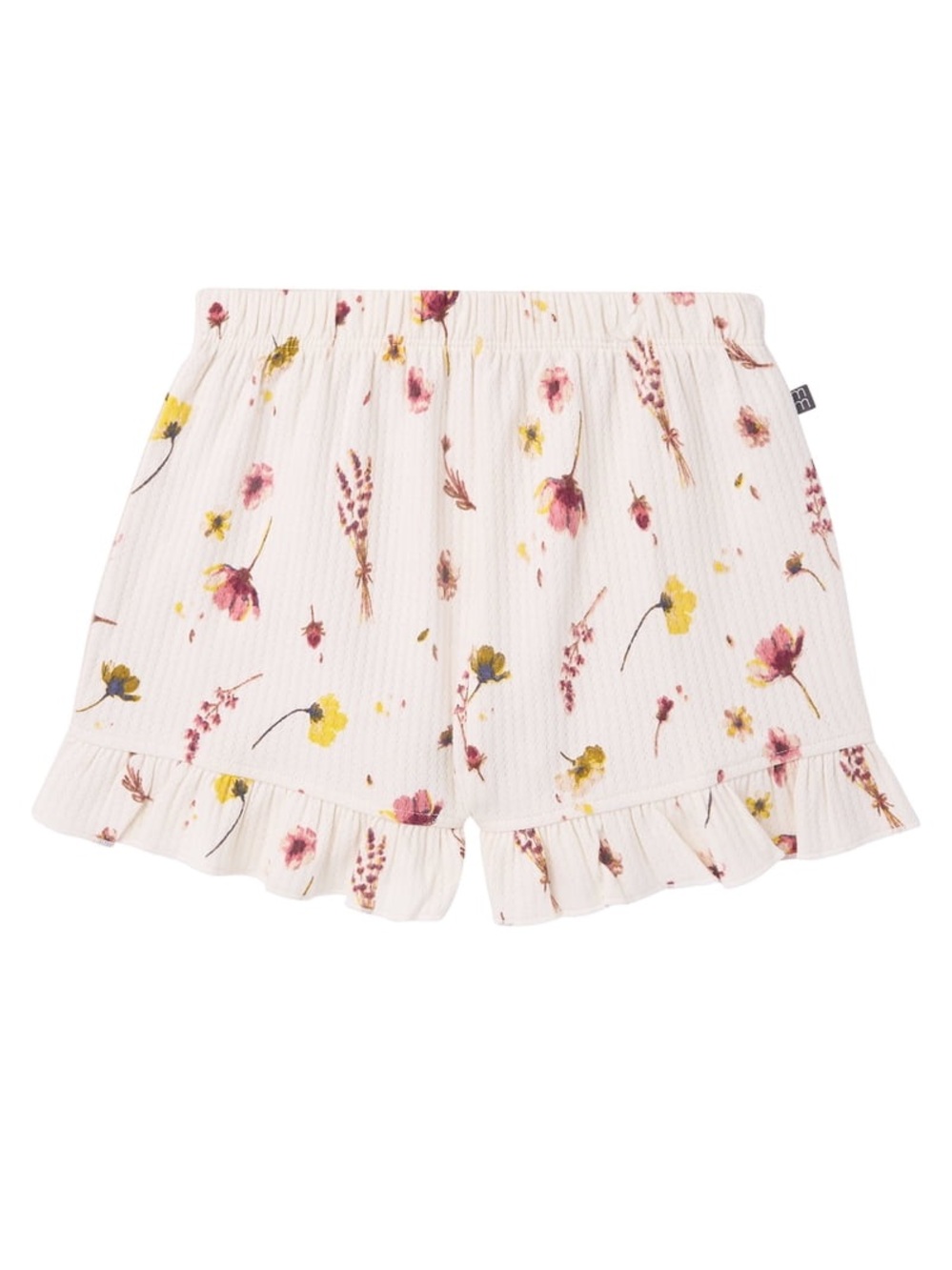 Toddler Cream Floral Ruffle Tank & Shorts Set - Picture 4 of 15